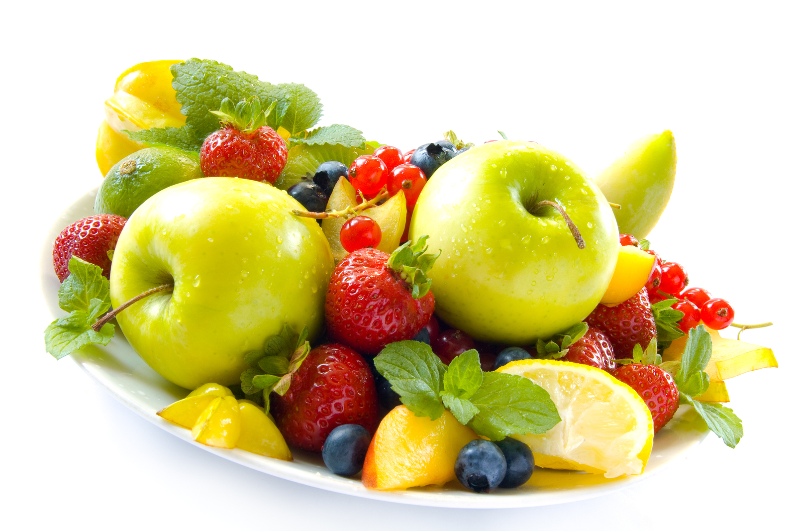 Colorful fruit in a bowl