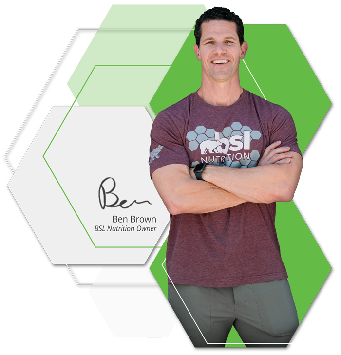 Ben Brown, owner of BSL Nutrition and Head Nutrition Coach